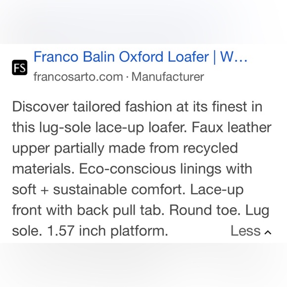 FAUX LEATHER WOMENS OXFORDS NWOB - Picture 8 of 8